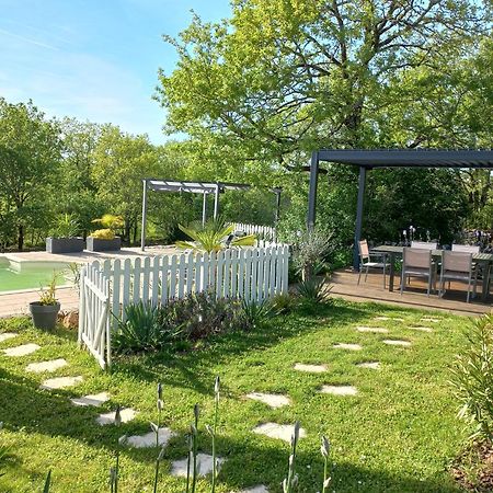 Maison De Campagne Avec Piscine Béduer Extérieur photo