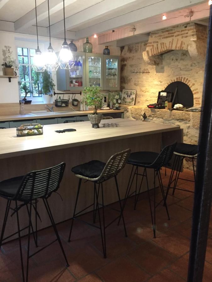 Maison De Campagne Avec Piscine Béduer Extérieur photo