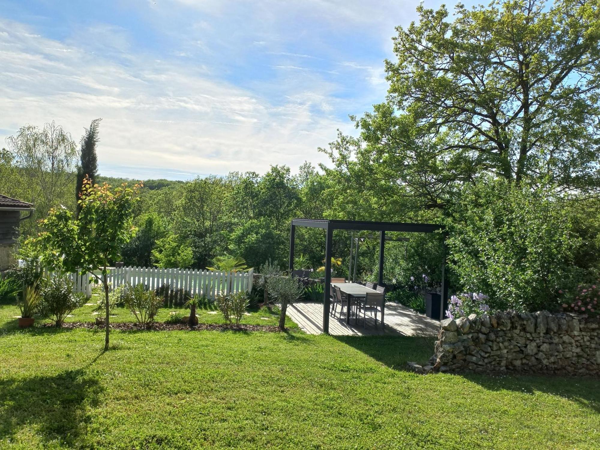 Maison De Campagne Avec Piscine Béduer Extérieur photo
